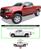 6" Polished Side Steps for Chevrolet Colorado Canyon (2015-2022)
