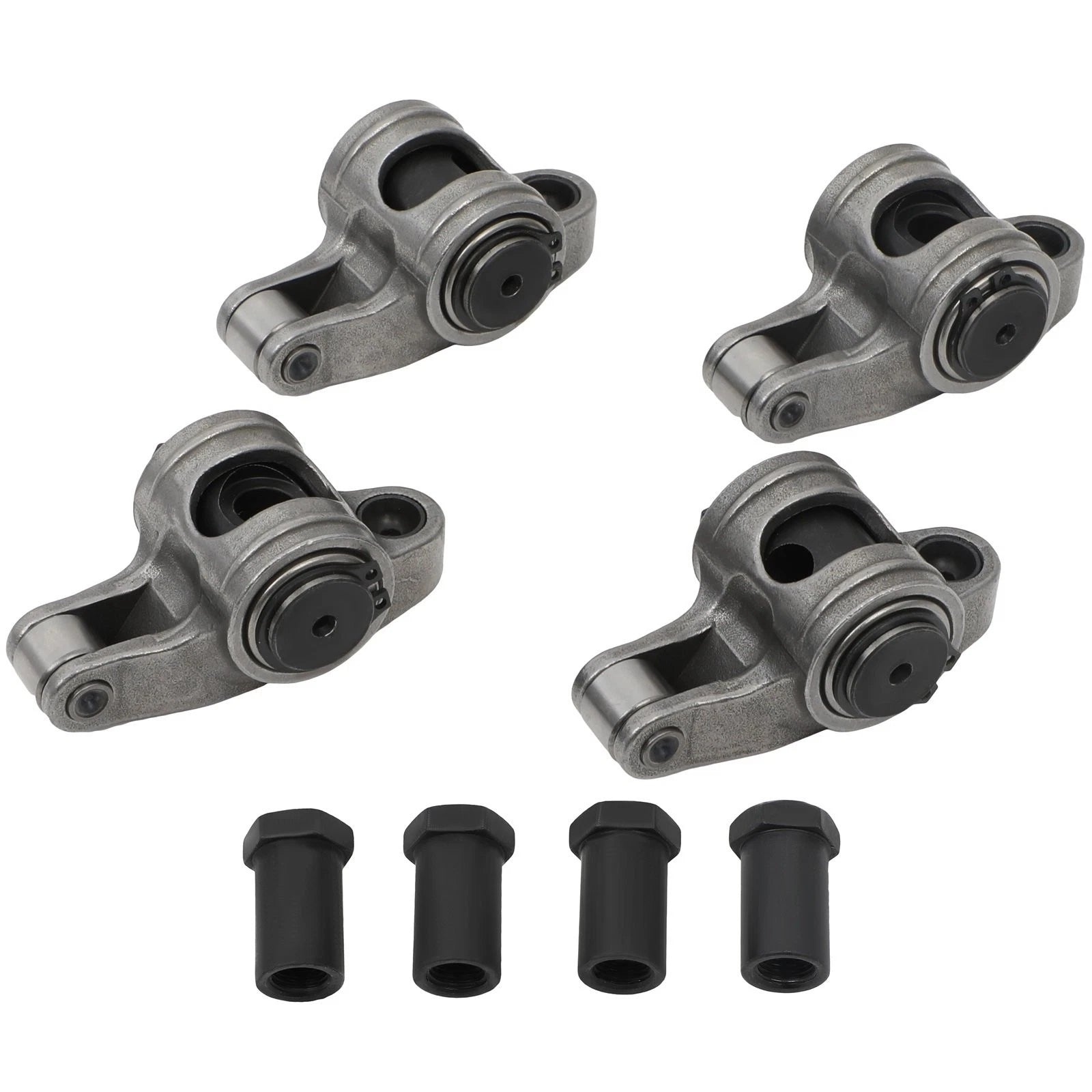 Set of 16 Stainless Steel Roller Rocker Arms for Small Block Chevy (SBC 305 350 400)