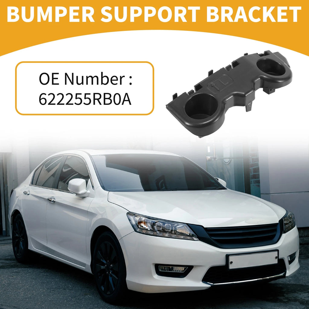 LH Front Bumper Support Bracket for Nissan Kicks (2018–2019) 1 Pc Black ABS