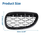 1 x Front Hood Bumper Grille Grill Diamond Star for BMW 5 Series (2004 - 2009)