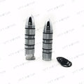 Pair Chrome Aluminum Alloy Handlebar Hand Grips for Harley