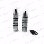 Pair Chrome Aluminum Alloy Handlebar Hand Grips for Harley