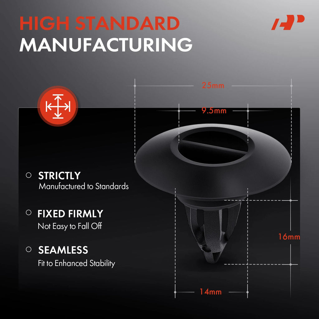 20Pcs Nylon Rocker Panel & Wheel Housing Retainer for BMW Mini