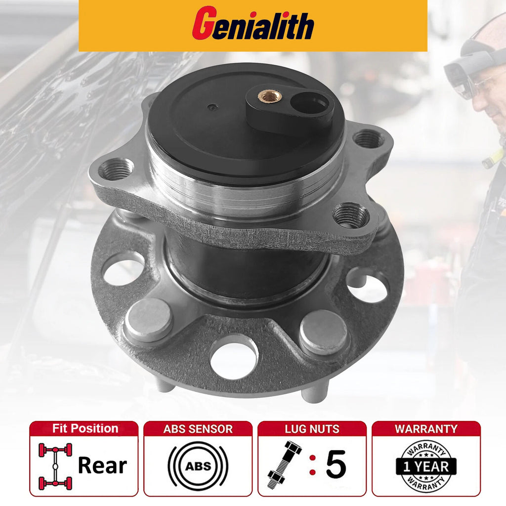 2X Rear Wheel Bearing Hub Assembly for Dodge Avenger Caliber Jeep Patriot (2007–2014)