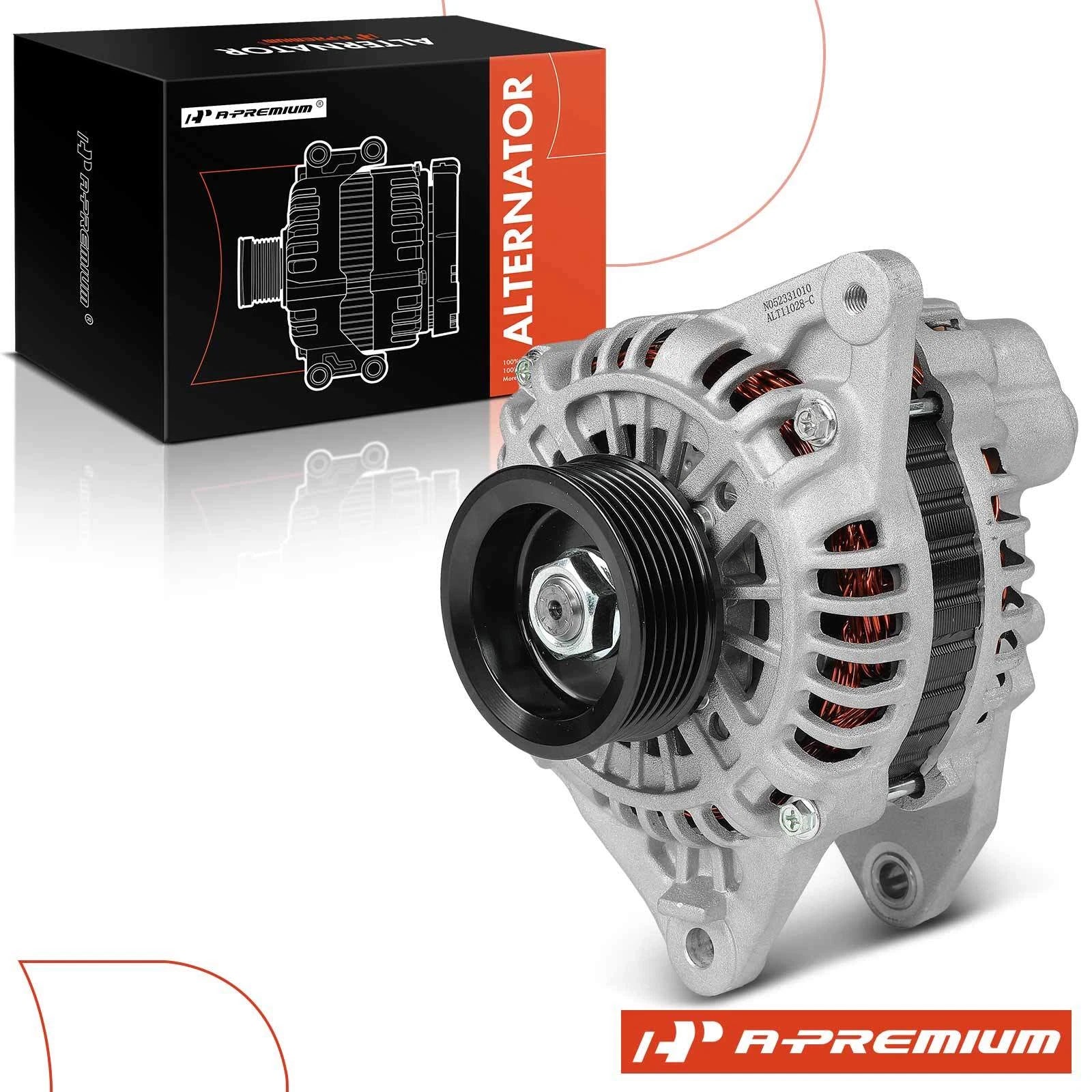 Alternator for Mitsubishi Outlander (2003–2004) 2.4L 90A 6-Grooves