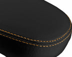 Armrest Cover for Kia Soul (2014–2019) - Leather, Orange Stitch