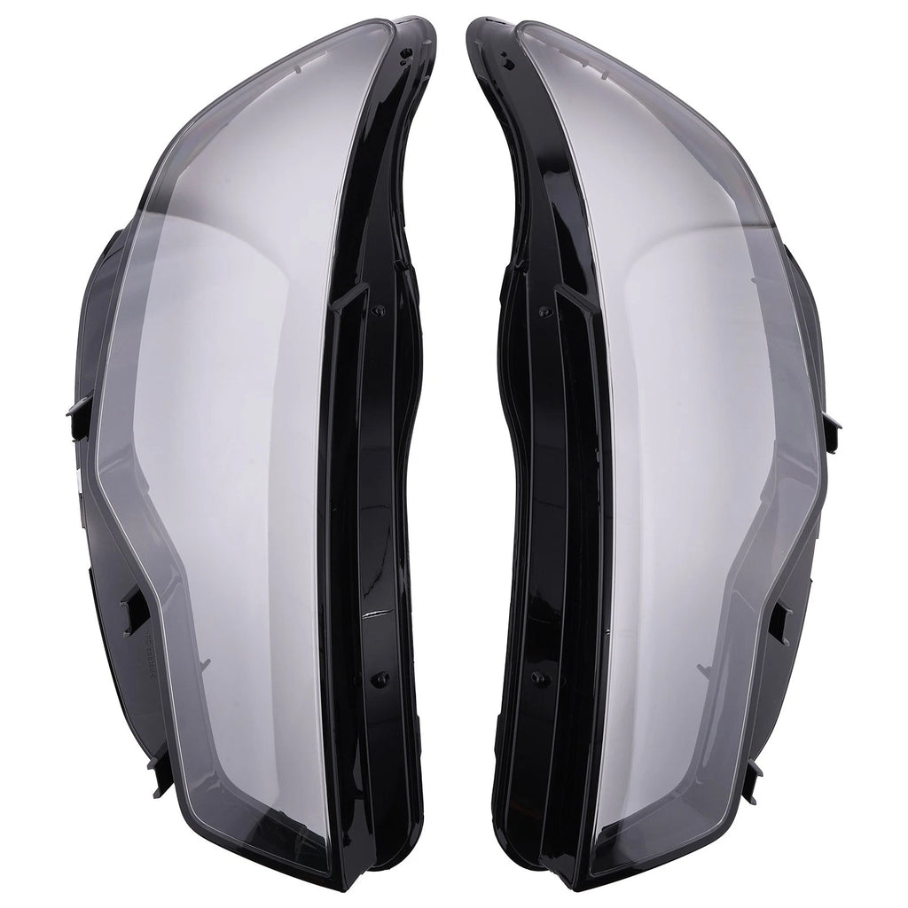 Headlight Lens Cover Pair for Audi A6 C7 (2011–2015) Left and Right