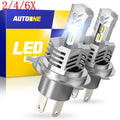 2X H4 9003 LED Headlight Bulb Conversion Kit for Autoone