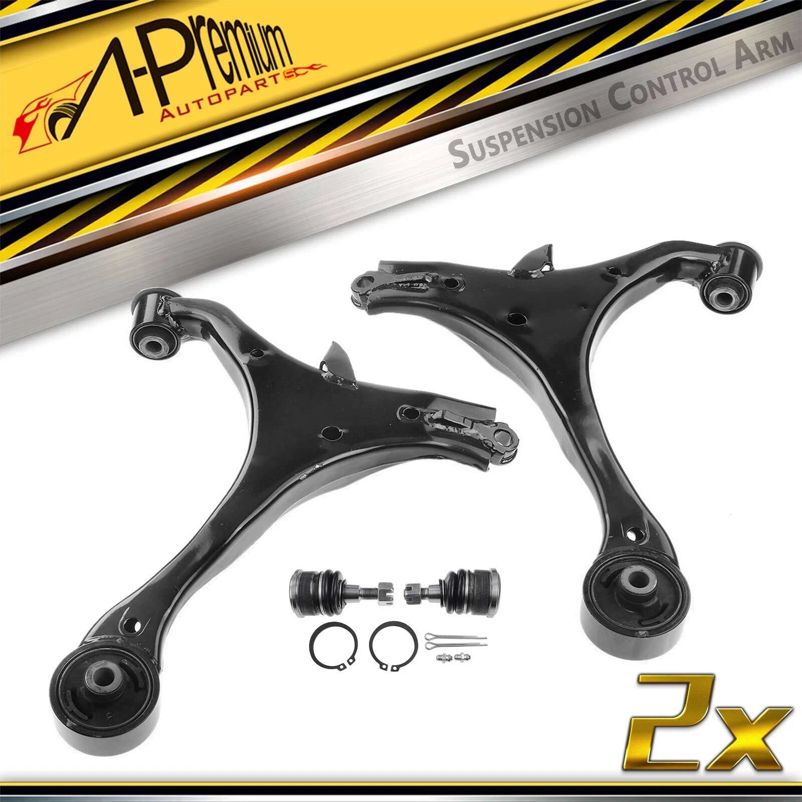Set of 4 Front Lower Control Arm Ball Joints for Honda Civic (2001–2005)