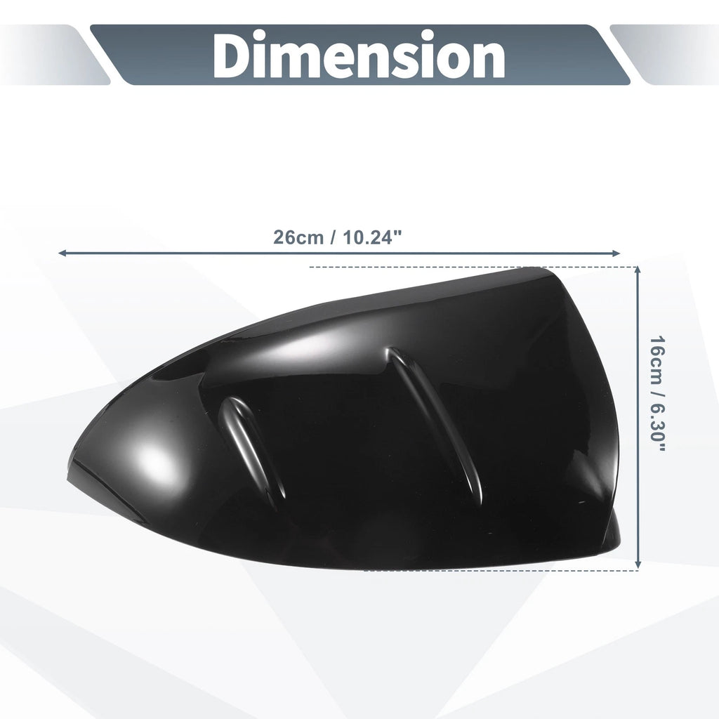 1 Pair Rearview Mirror Cover Cap Gloss Black for Mercedes-Benz C S-Class (2015–2021)