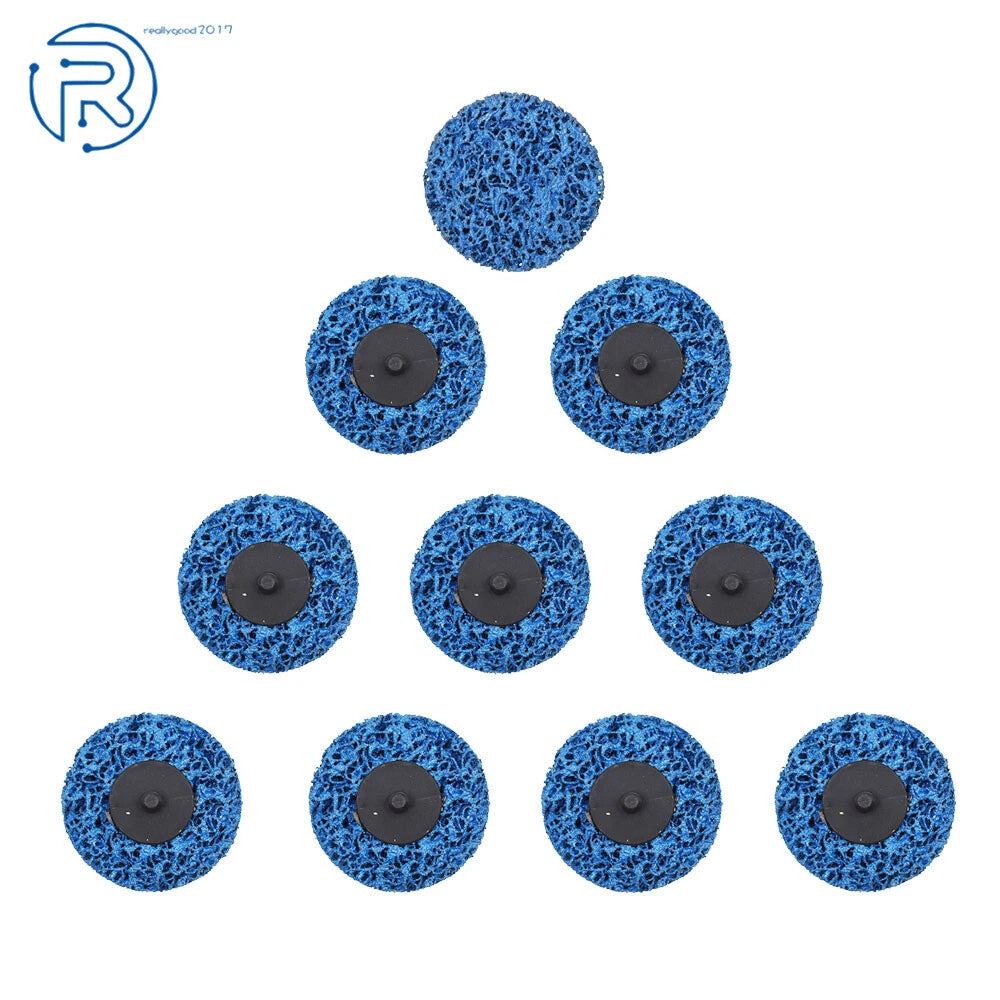 Set of 10 Quick Change Easy Strip & Clean Discs for Paint Rust