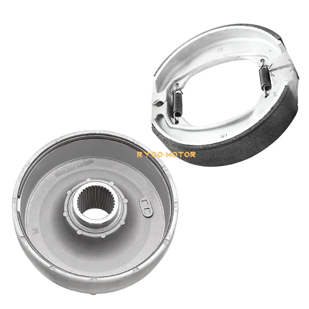 Rear Brake Drum & Shoes Kit for Honda Recon 250 TRX250TE (2002–2023)