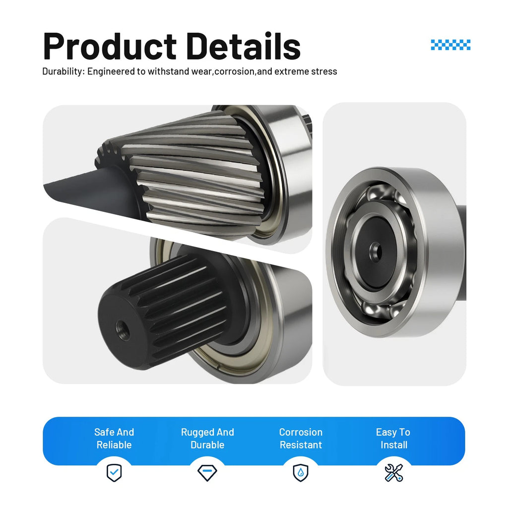 Input Shaft Kit for EZGO TXT Golf Cart (1988–1990, 1994–up) 28095G01 26926G01 612556