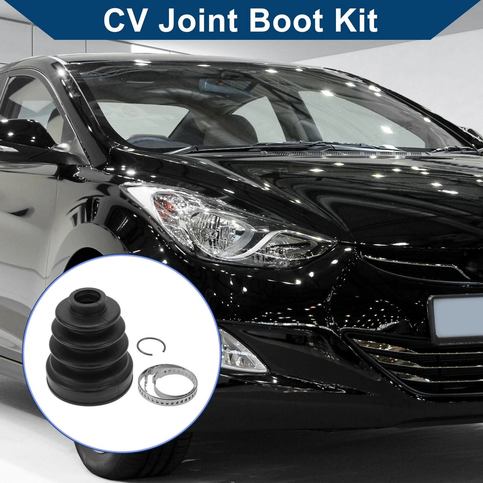 Inner CV Joint Boot Kit w/ Clamps for Hyundai Tucson (2010–2013) No.495951D200
