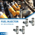 Set of 4 Fuel Injectors No.2N1U-9F593-KA for Ford Fiesta Mk5 (2001–2008)