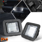 2X Nuvision Waterproof Clear Lens LED License Plate Lights for Ford F150 (2015–2020)