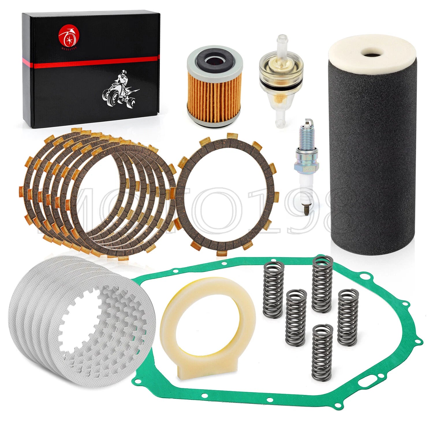 Clutch Kit with Heavy Duty Springs & Gasket for Yamaha Warrior 350 (1987–2004)
