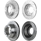 Brake Disc Set for Ford F-250 Super Duty (2012–2022) Cross-drilled Slotted