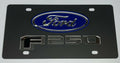 Vanity License Plate Frame for Ford F250 Pickup Truck Licensed Logo Emblem (2011–2016)