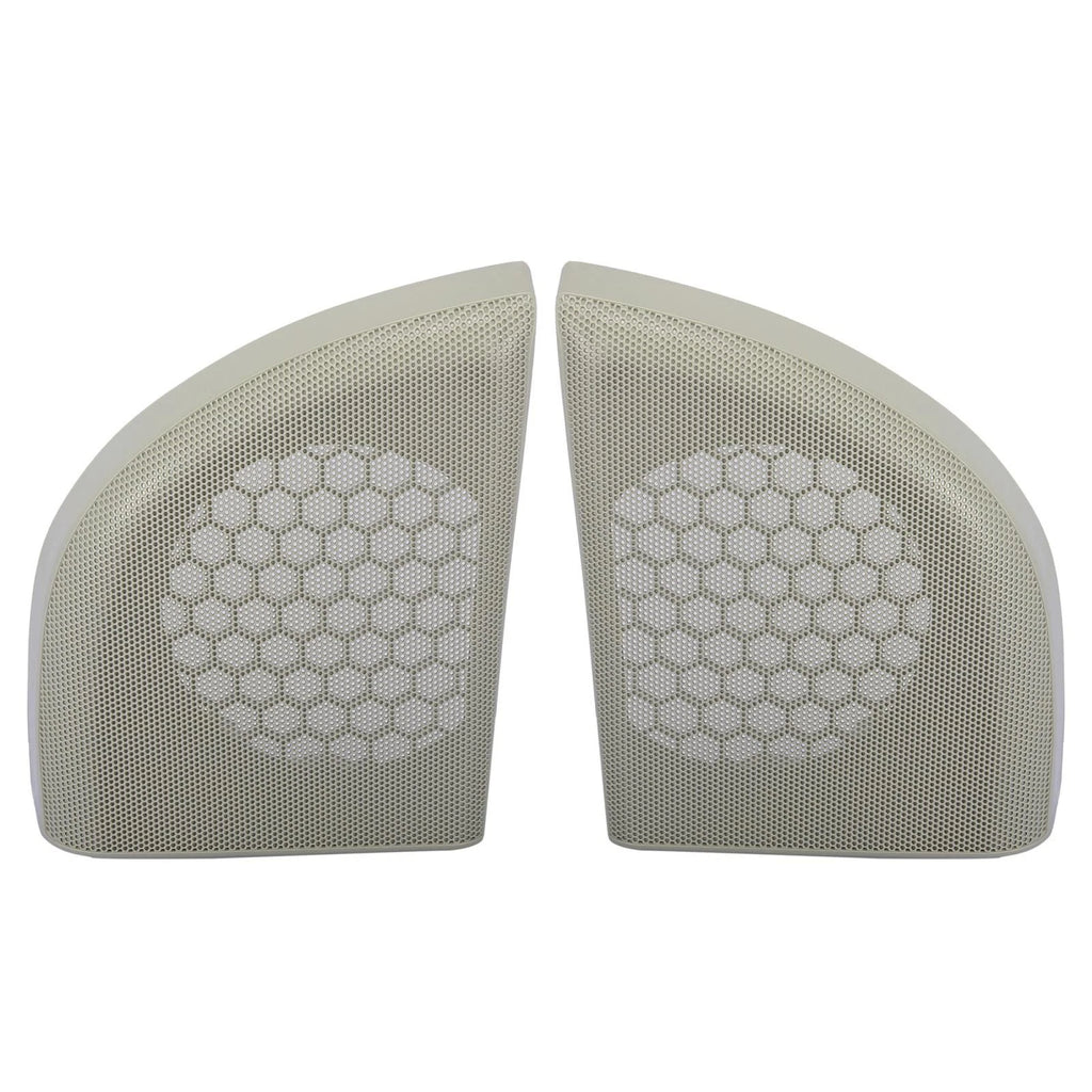 Pair Speaker Cover Trim Grille Gray A20372703889051 for Mercedes-Benz 