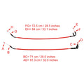 Throttle Cable Wire for Suzuki GSXR600 GSXR750 (2011–2023) Red