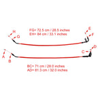 Throttle Cable Wire for Suzuki GSXR600 GSXR750 (2011–2023) Red