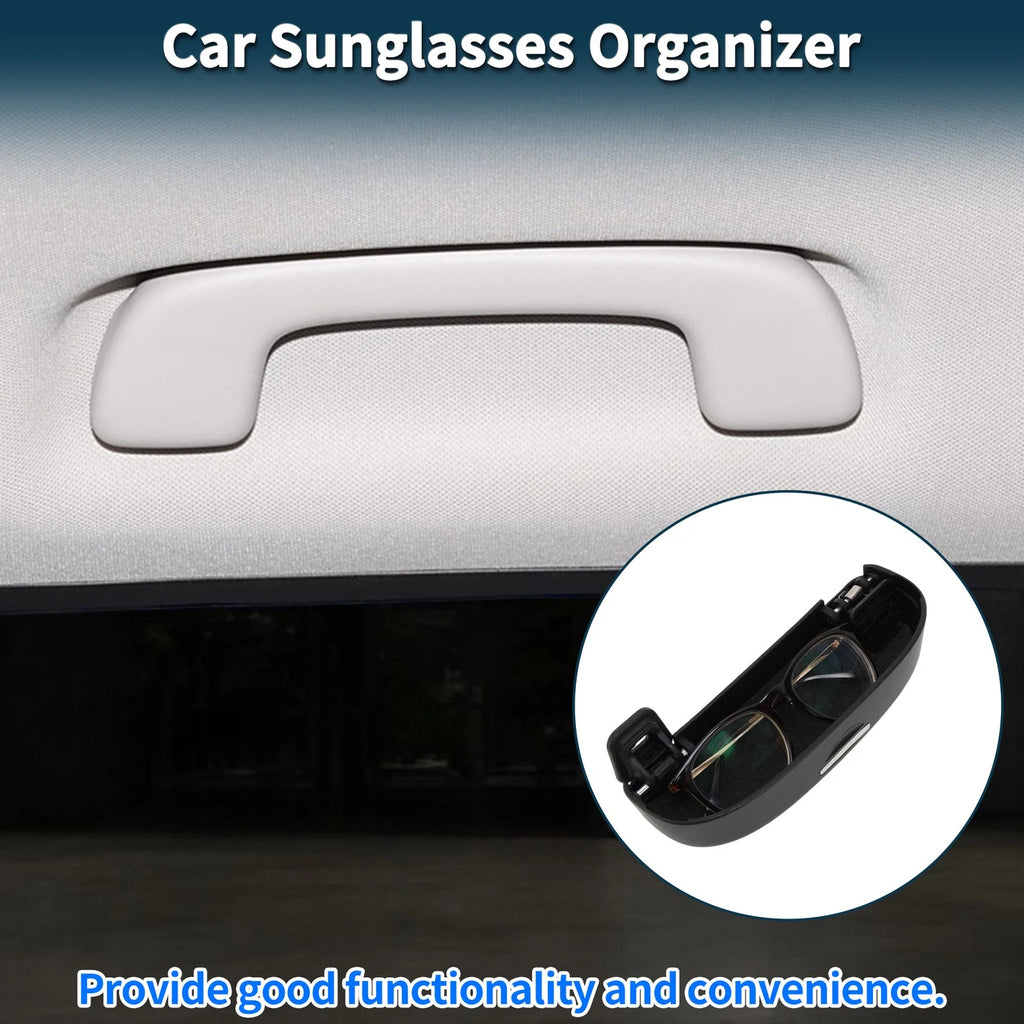 Car Sunglasses Case for Volkswagen T-Roc (2017–2024) ABS Black Set of 1