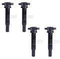 Set of 4 Denso Ignition Coils for Hyundai Accent Kia Rio Rio5 (2006–2011)