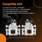 Rear Disc Brake Calipers for Audi A3 and VW Golf Jetta (2010–2014)