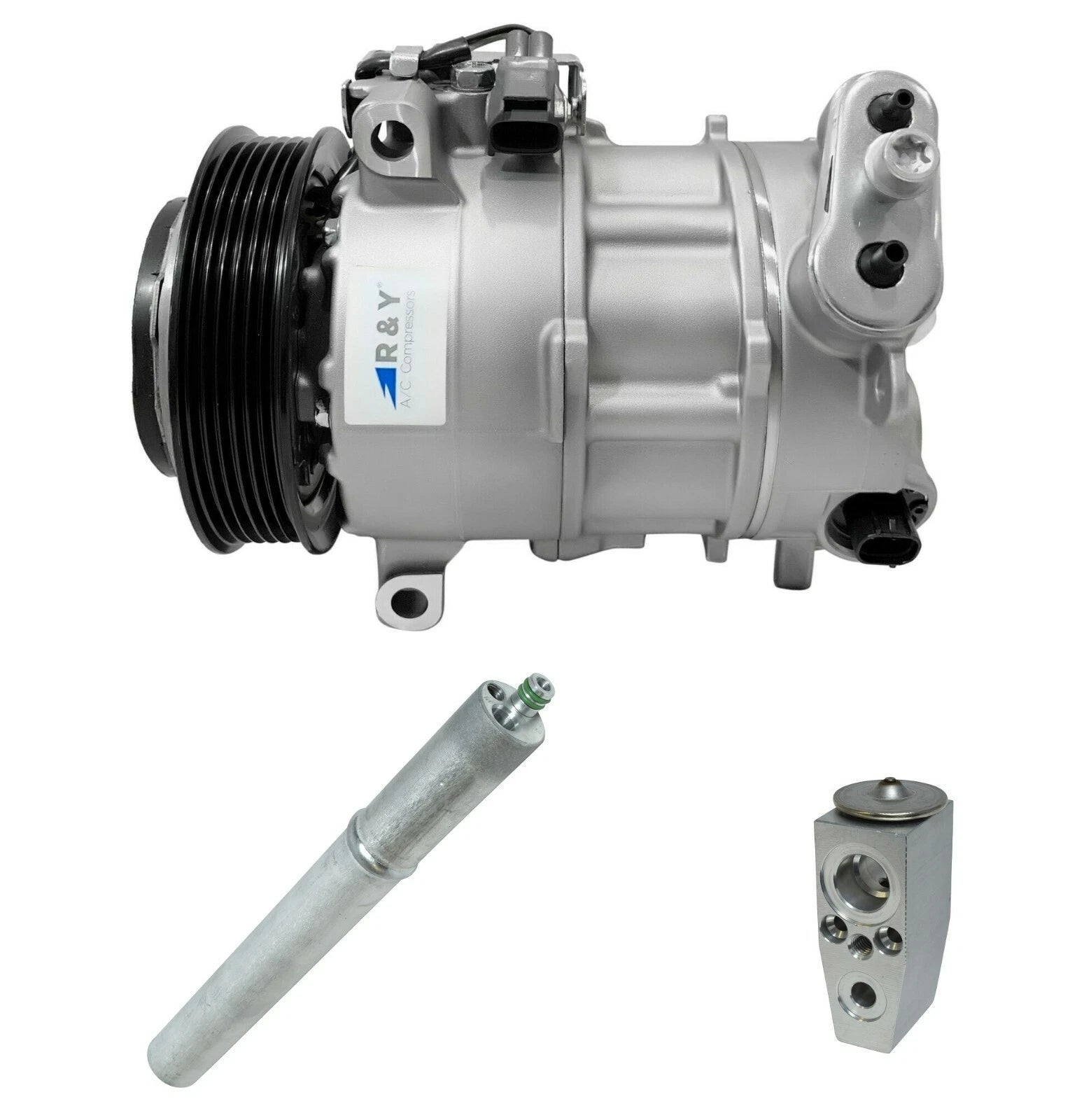 AC Compressor Kit for Dodge Dart 2.0L 2.4L (2013–2014) EG65N