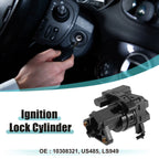 Ignition Switch Cylinder Lock Assembly for Chevrolet Corvette (1997–2004) Black