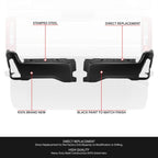 Set of 2 Rear Bumper End Caps for Ford F-250 F-350 SD (2023–2025)