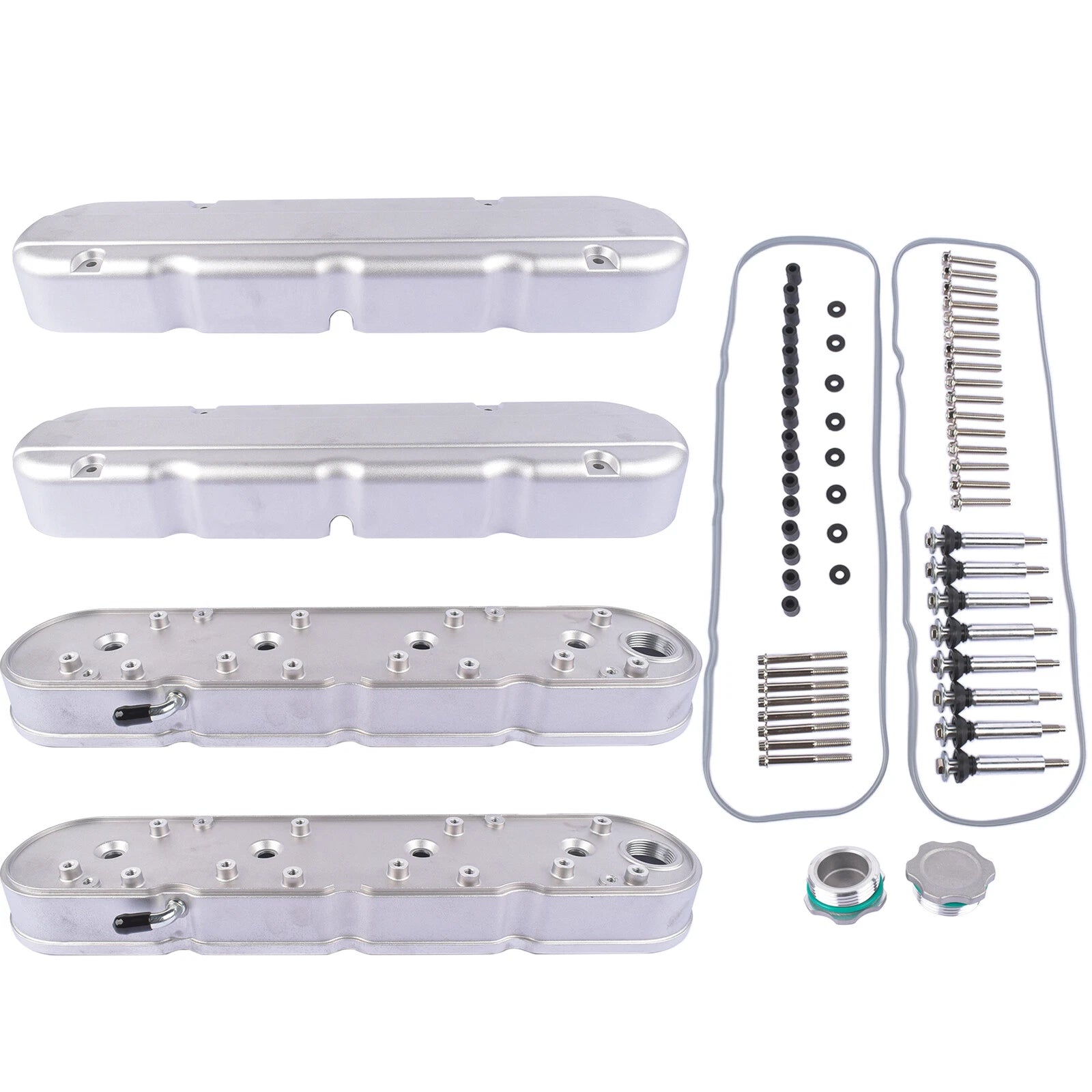 Aluminum Valve Cover with Coil Mounts for Chevy GM LS