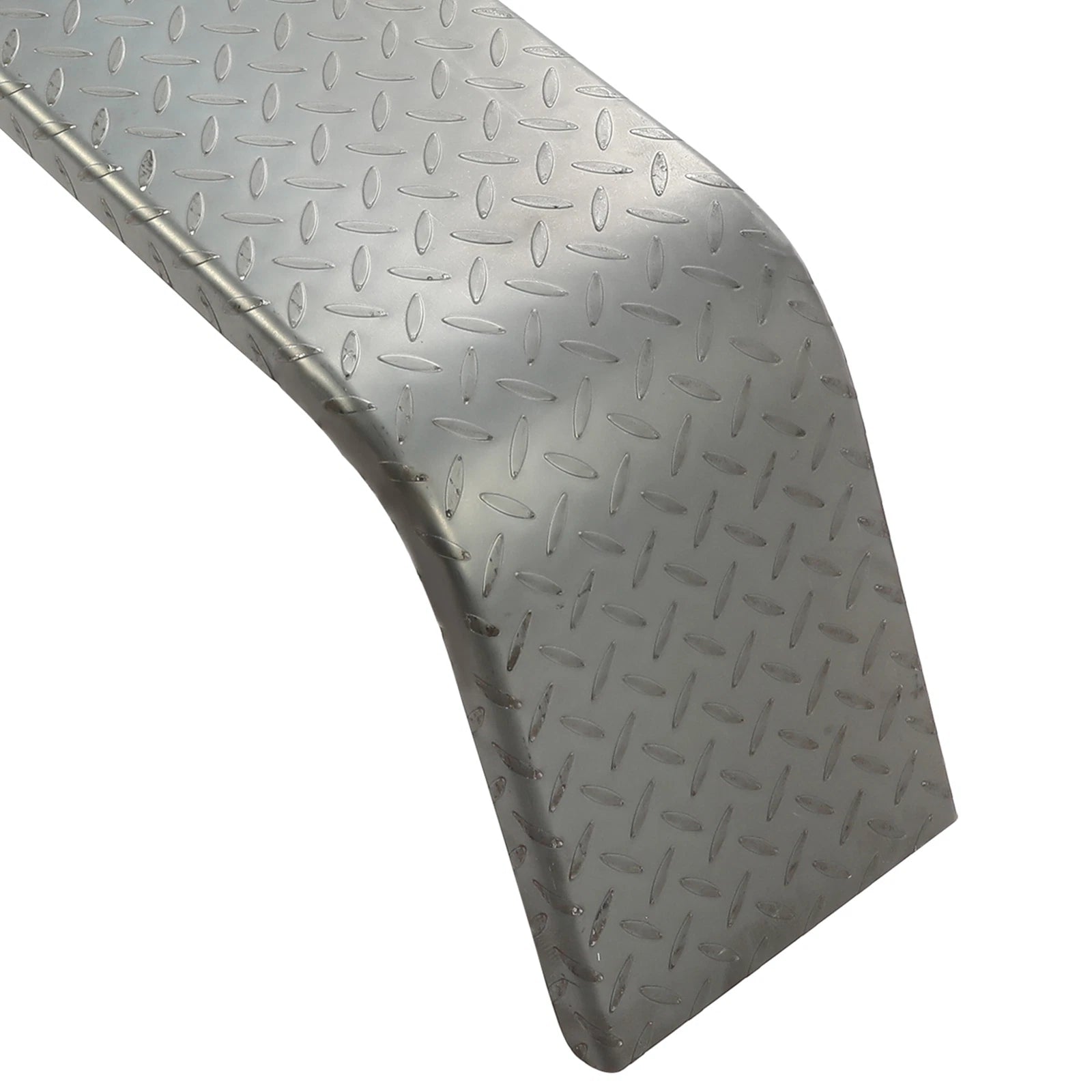 Set of 2 Steel Diamond Tread Plate Trailer Fenders for Tandem Axle (10-1/4"x72-7/8"x13")