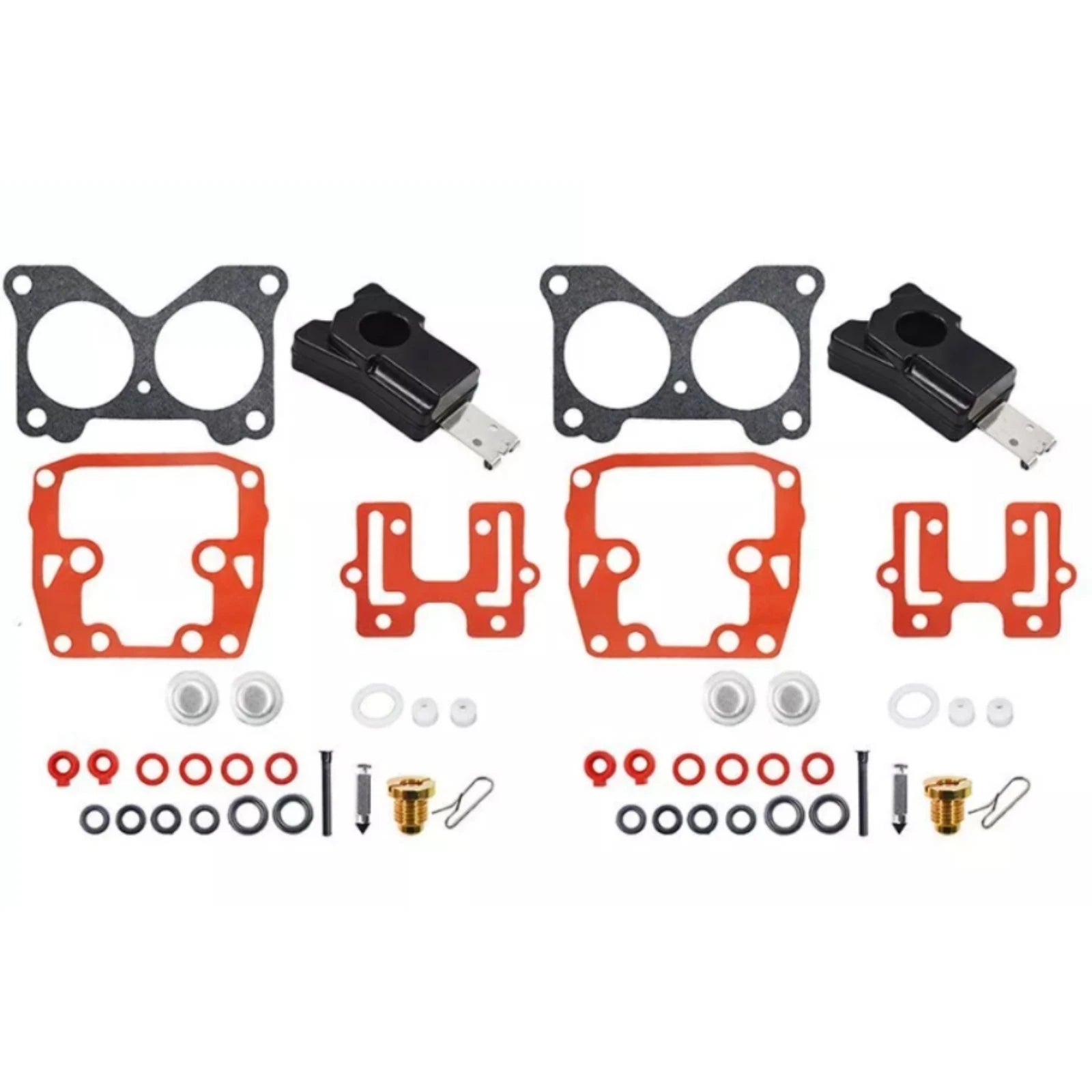2X Carburetor Kit for Johnson/Evinrude Outboard (383906, 390055, 392550, 398526, 0439076)