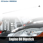 Engine Oil Level Indicator Dipstick for Dodge 2500 (2000–2002) No. 5080582AA Black