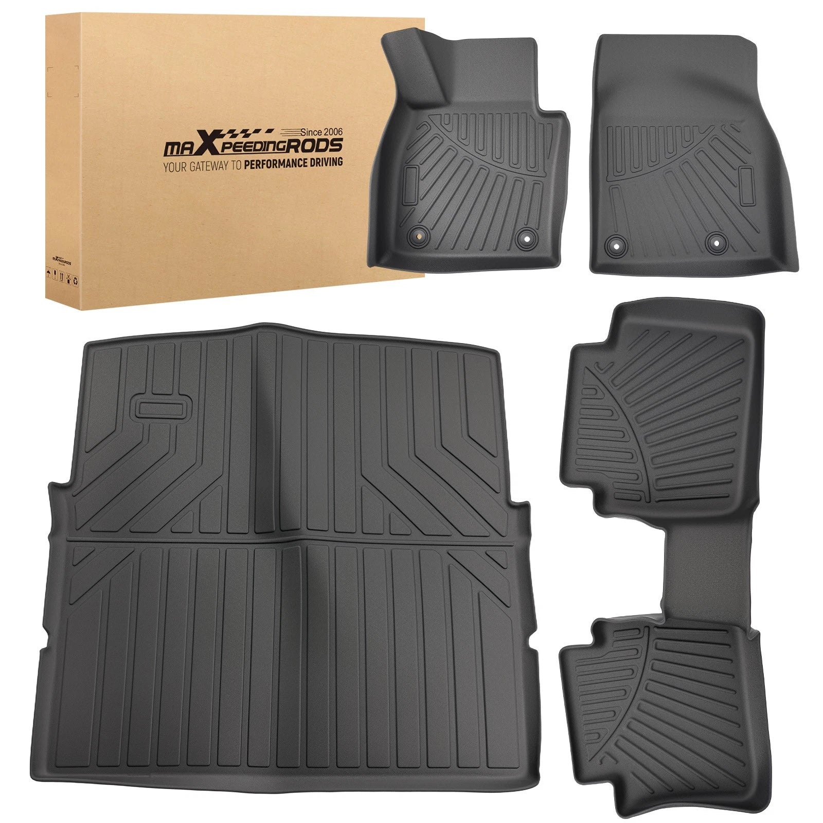 Carpet Floor Mat Set for Mazda CX-50 (2023–2025) Waterproof TPE All Weather
