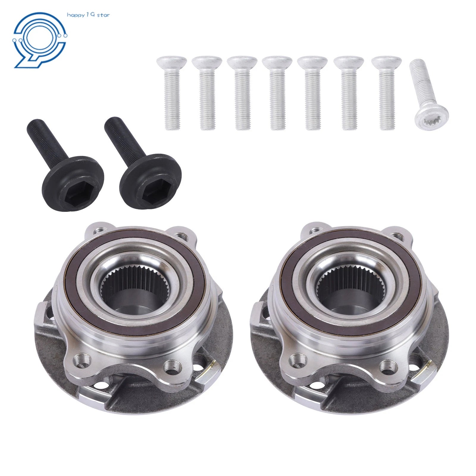 Pair Front/Rear Wheel Hub Bearing for Audi A4 A5 A6 A7 A8 Q5 S4 S5 S6 S7 (2008–2020) 513301