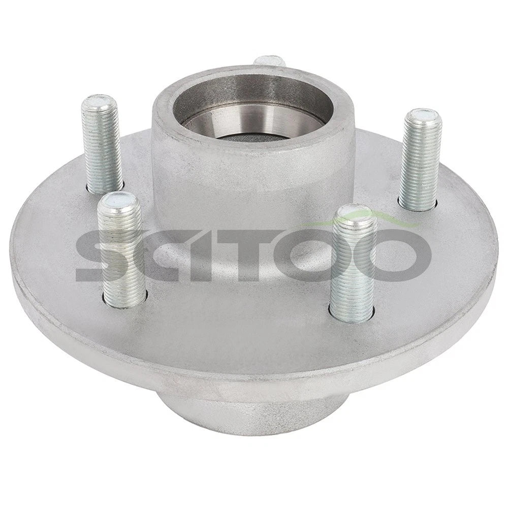 5 on 4.5" Galvanized Hub & 44649 X 68149 Bearings for Boat Trailer