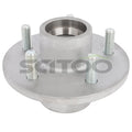 5 on 4.5" Galvanized Hub & 44649 X 68149 Bearings for Boat Trailer