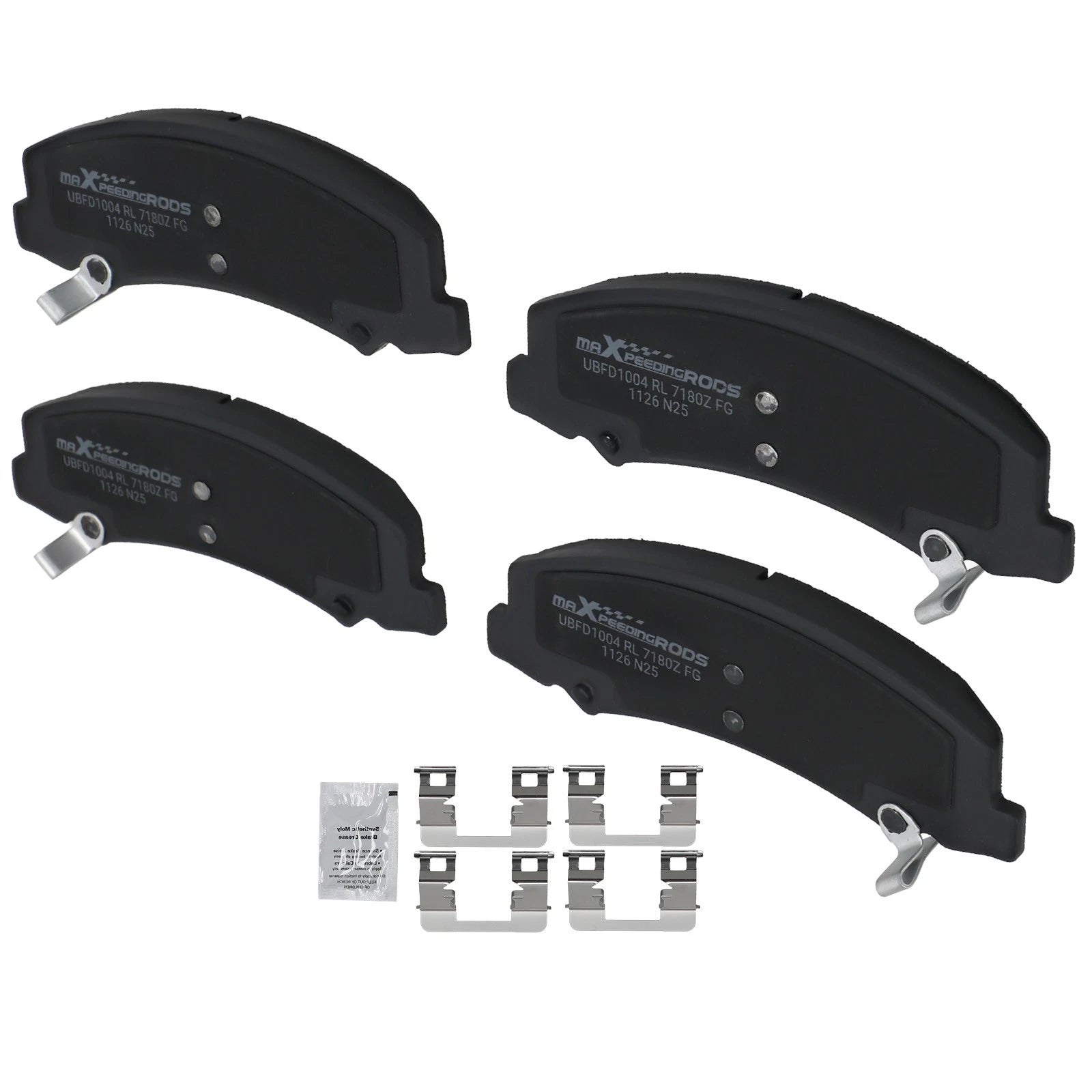 Front Ceramic Brake Pads Kit for Chevrolet Impala/Monte Carlo (2006–2013)