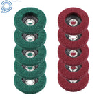 4 Inch Scour Flap Discs for Angle Grinder (Pack of 10, 180 & 320 Grit)