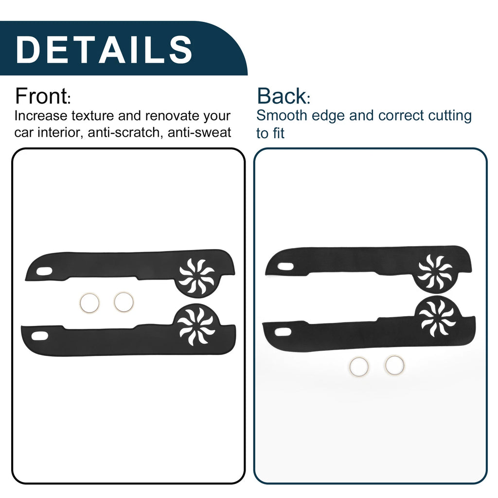 Set of 1 Car Door Anti Kick Pad Sticker Protector for Volkswagen Beetle (2007–2010)