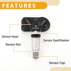 Tire Pressure Sensor 13522631 for Chevrolet Express 2500 (2013–2019) 433MHz