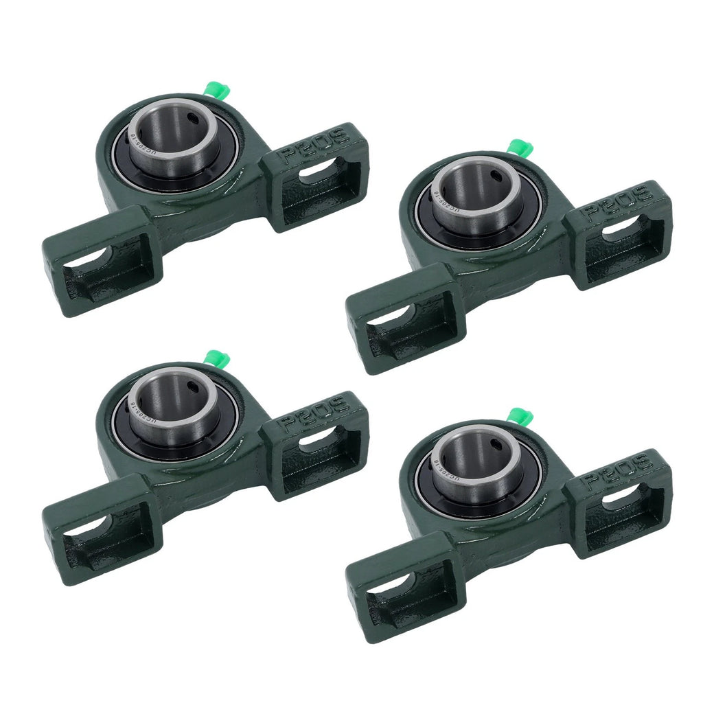 Set of 4 Pillow Block Mounted Ball Bearings for Various Applications