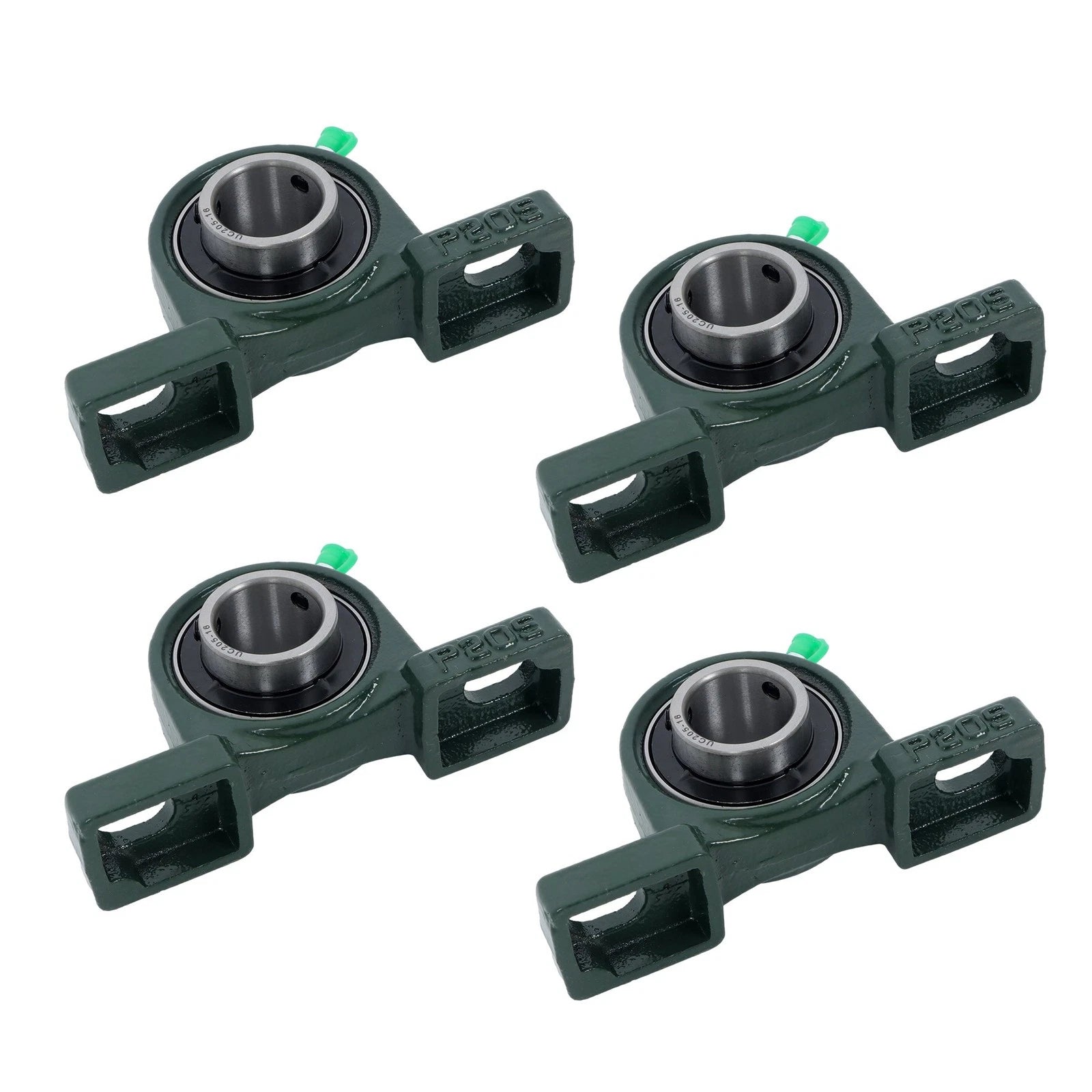 Set of 4 Pillow Block Mounted Ball Bearings for Various Applications