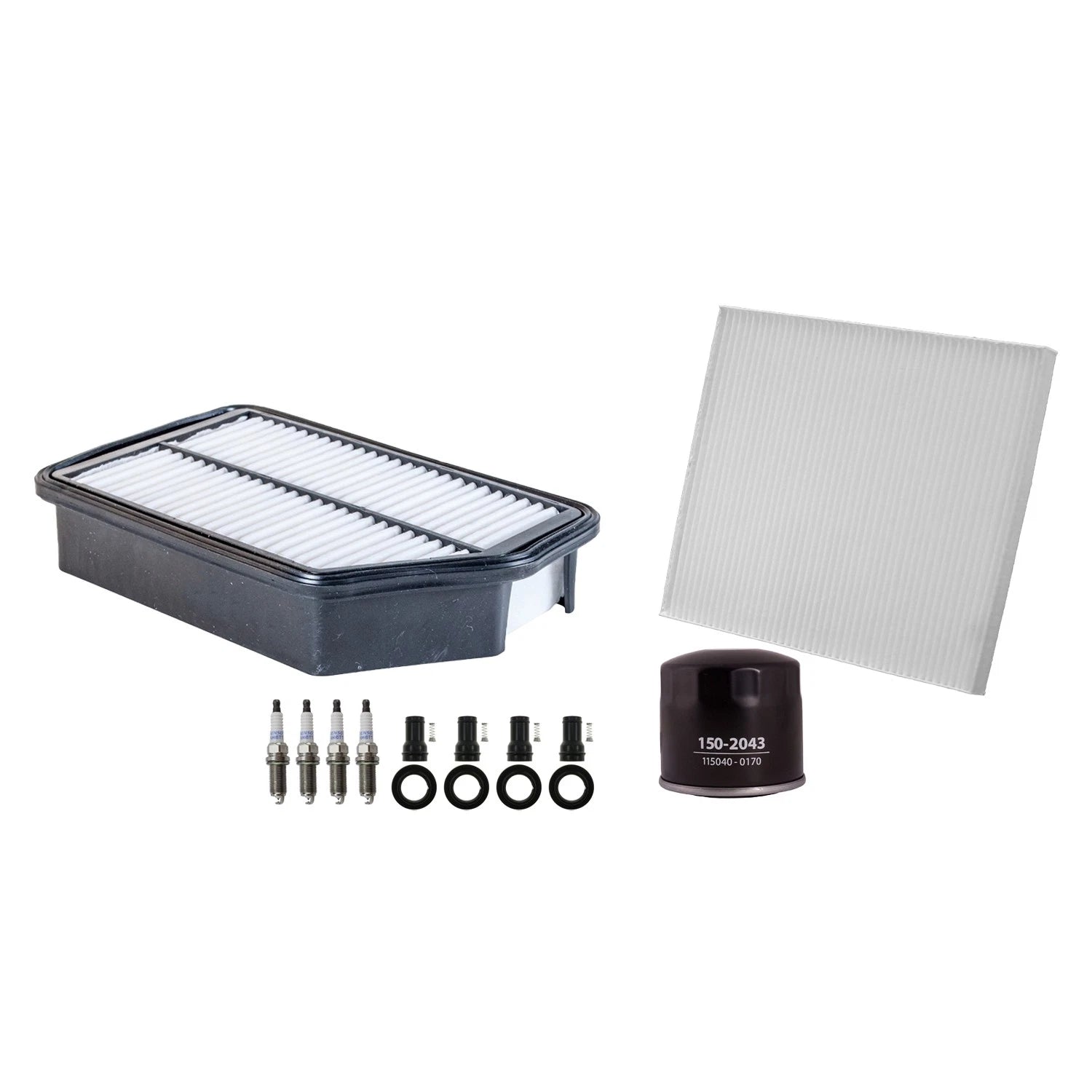 Tune Up Kit with 4 NGK Spark Plugs & Boots for Hyundai Tucson, Kia Sportage