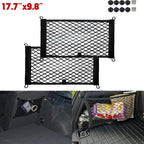 Small Cargo Net for Trunk for Car (2 Pack) (Universal Fit, 2-Piece)