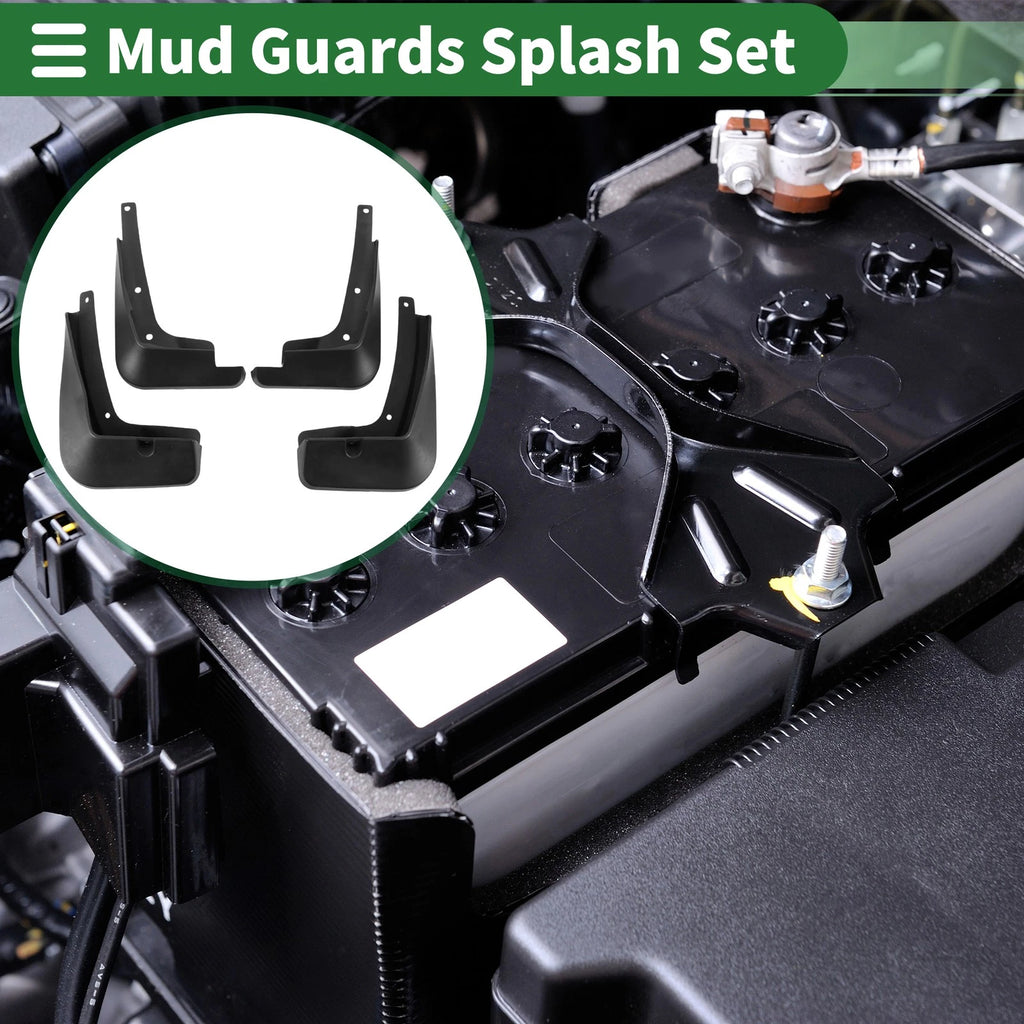 Mud Flaps Splash Guards for Chevrolet Cavalier (2016–2018) W/ Mounts