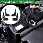 Mud Flaps Splash Guards for Chevrolet Cavalier (2016–2018) W/ Mounts